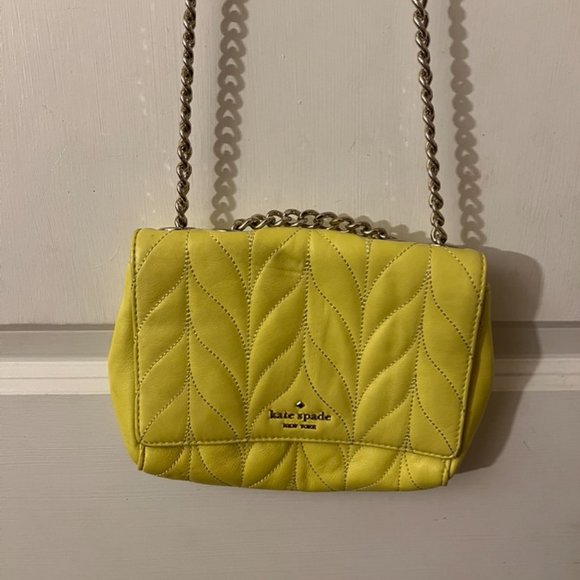 Kate Spade Yellow Crossbody Bag - Picture 2 of 4